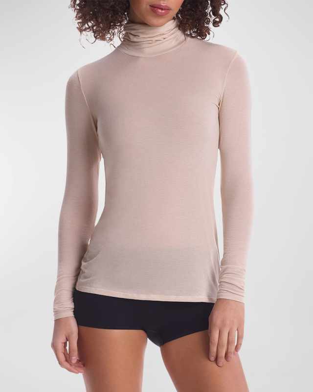 Cashmere Layering Turtleneck Top